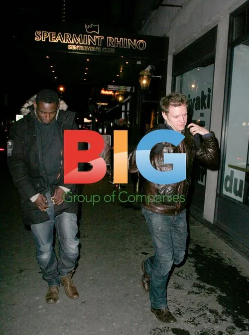 Marc Warren and David Harewood Spotted Leaving Spearmint Rhino