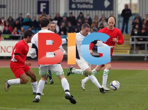 Corrie and Emmerdale stars at charity football match