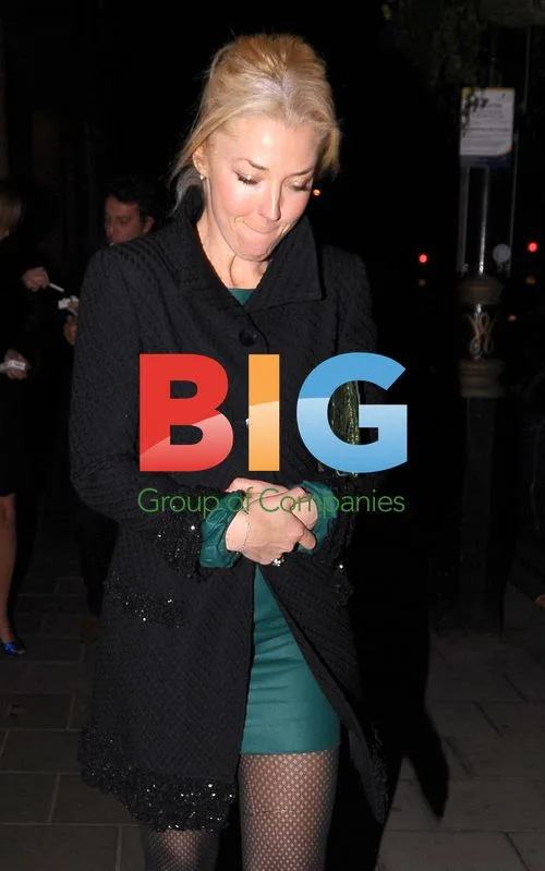 Tamara Beckwith Leaving Restaurant