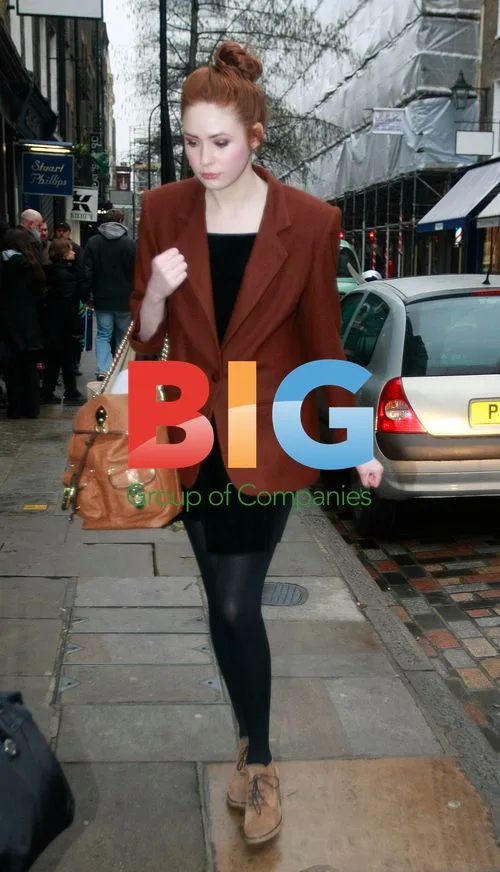 Karen Gillan out in London