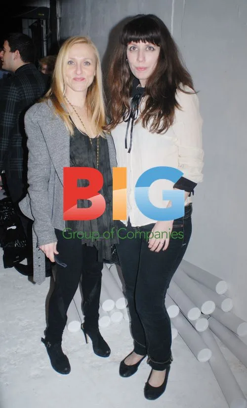 Celebrities at Christopher Beales Fashion Week 2011
