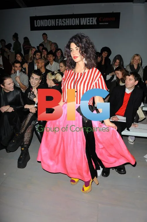Celebrities at London Fashion Week