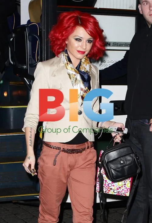 Cher Lloyd Arrives at Hotel After X Factor Tour