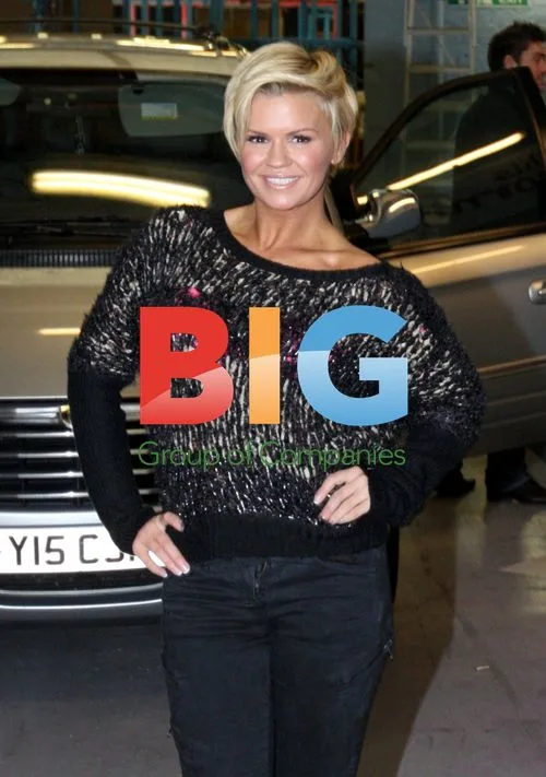 Kerry Katona and Dan Whiston at ITV Studios