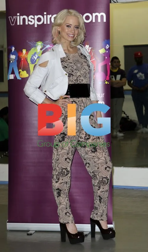 Kimberly Wyatt Attending Dance Master Class