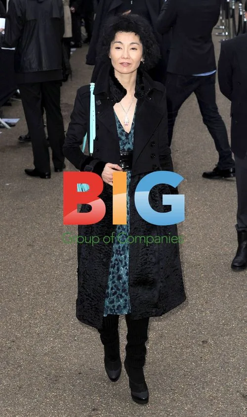 Maggie Cheung at Burberry Prorsum Show
