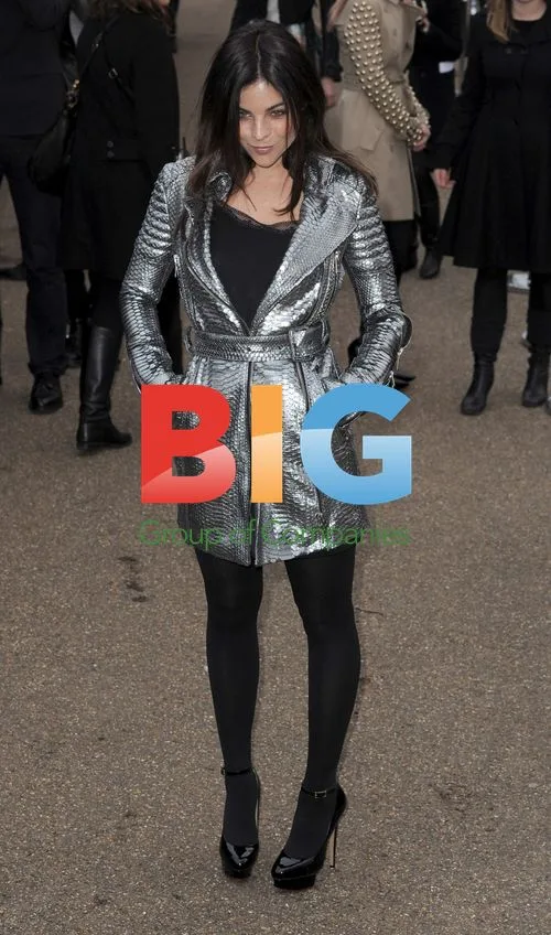 Julia Restoin-Roitfeld at Burberry Prorsum Show