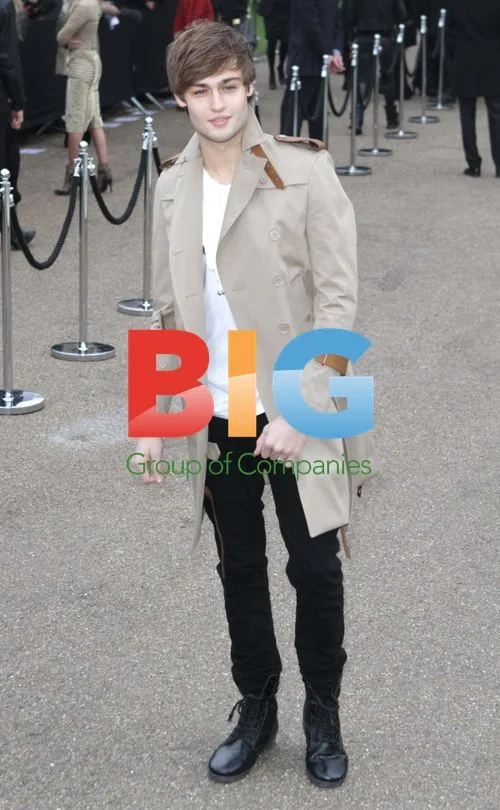 Douglas Booth at Burberry Prorsum London Fashion Week