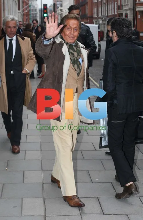 Valentino Garavani at Burberry Prorsum Show