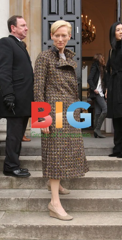 Tilda Swinton at Pringle LFW 2011