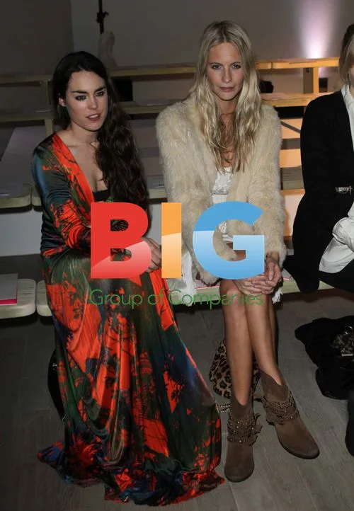 Tallulah Ormsby-Gore and Poppy Delevigne at Matthew Williamson Show