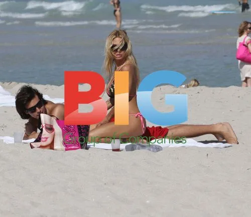 Shauna Sand with Husband in Miami Beach
