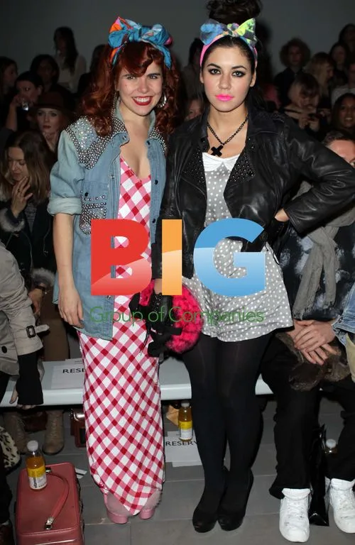 Marina Diamandis and Paloma Faith at Ashish LFW