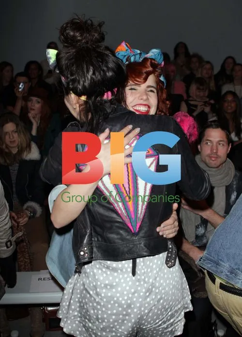 Marina and Paloma at Ashish Show