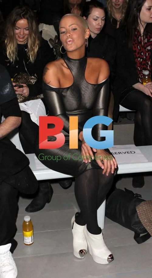 Amber Rose at Ashish Fashion Show