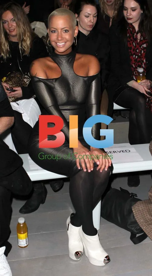 Amber Rose at Ashish Fashion Show