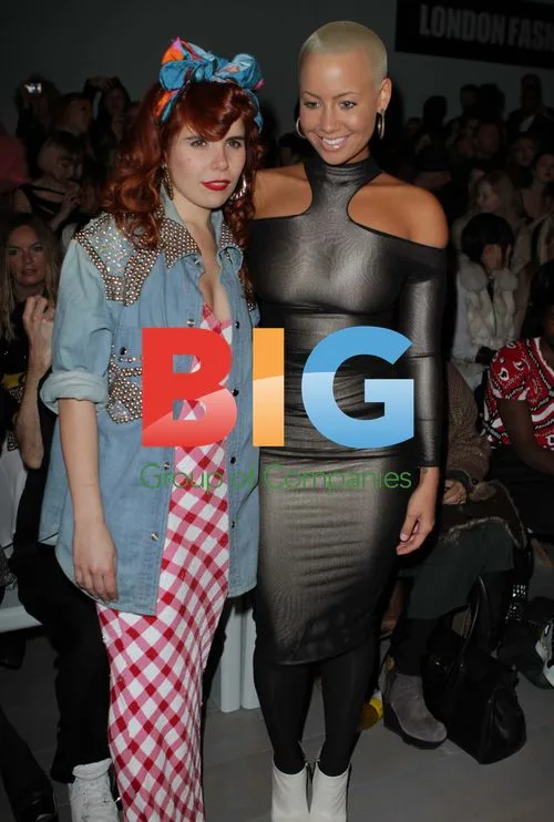 Paloma Faith and Amber Rose at Ashish Fashion Show