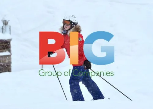 Caroline of Monaco Skiing Holiday