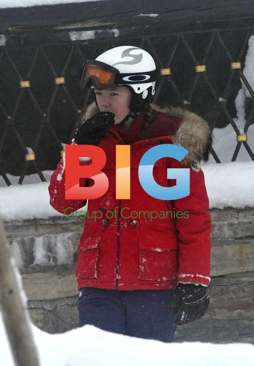 Caroline of Monaco on skiing holiday