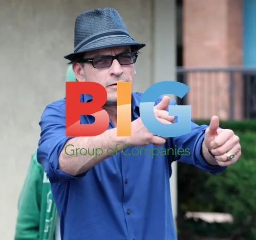Charlie Sheen with Babe Ruth Ring