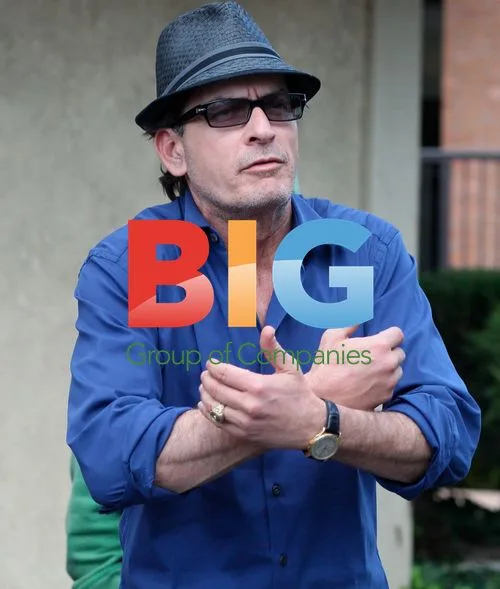 Charlie Sheen Wearing Babe Ruth Ring