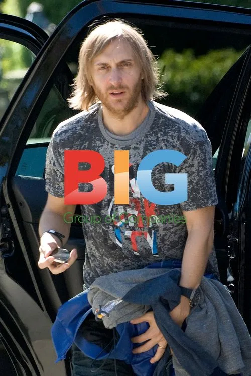 David Guetta Visits Johnny Hallyday in LA