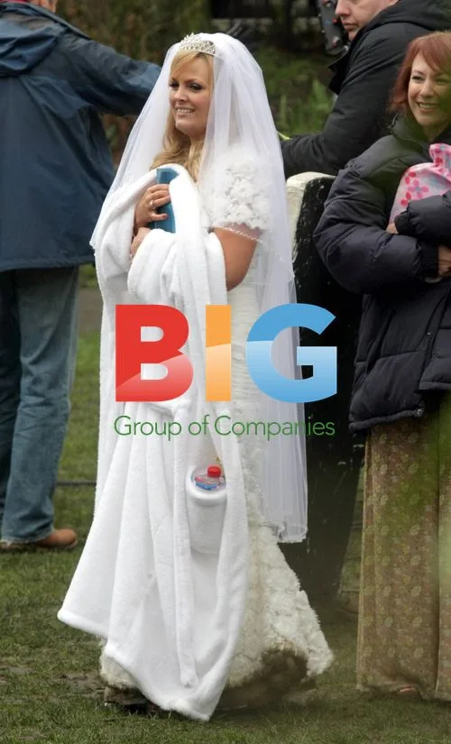 Jo Joyner films Eastenders wedding scenes