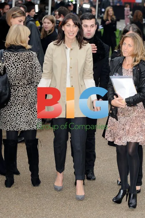 Samantha Cameron at Burberry Prorsum Show