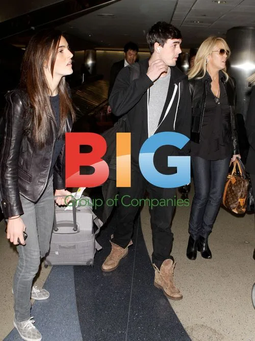 Dina Lohan and Kids Arriving at LAX to Visit Lindsay