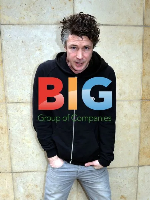 Aidan Gillen outside Today FM Radio Station