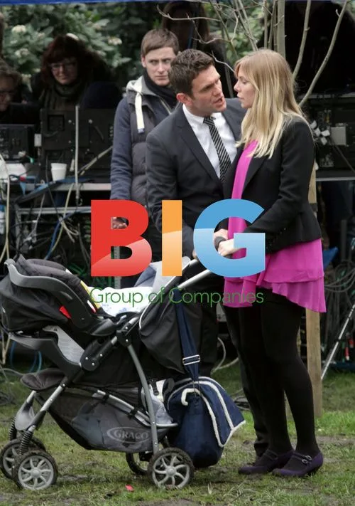 Scott Maslen and Samantha Womack filming Eastenders wedding