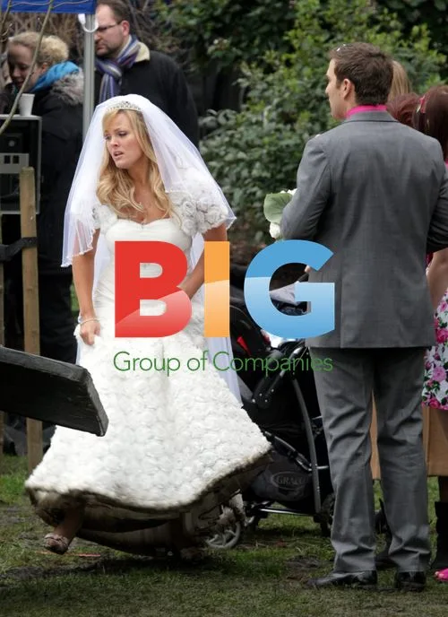 Jo Joyner films Eastenders wedding