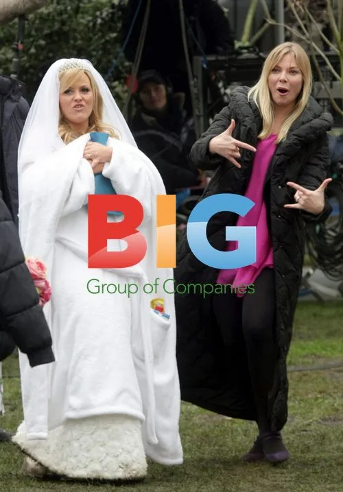 Jo Joyner and Samantha Womack film Eastenders wedding