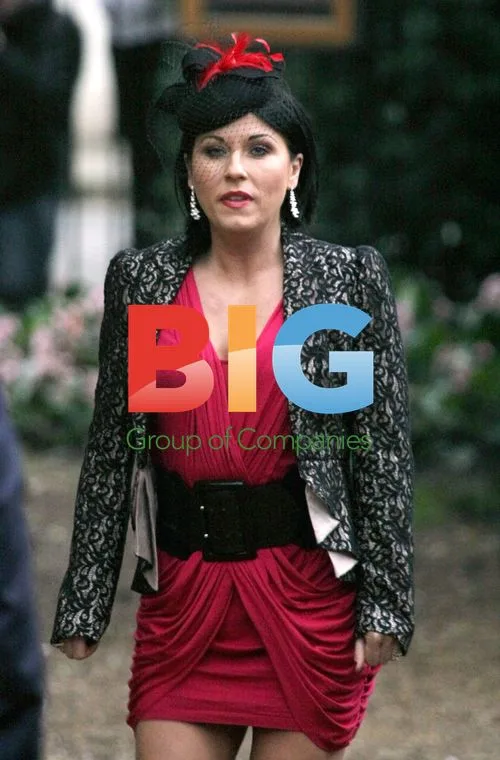 Jessie Wallace Filming Eastenders Wedding Scenes