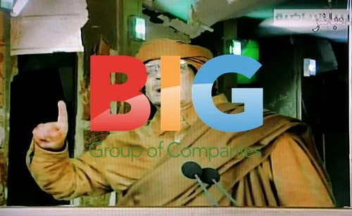 Gaddafi delivers address in Tripoli