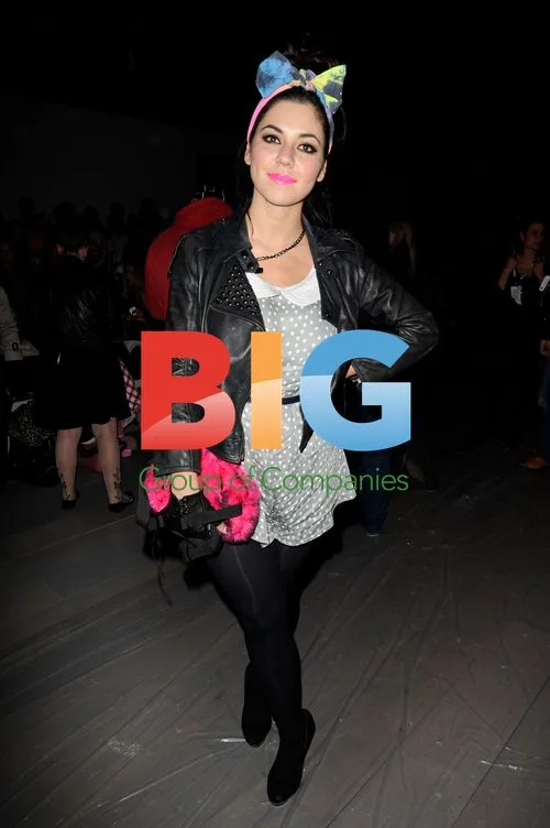 Marina And The Diamonds at Ashish Fashion Show