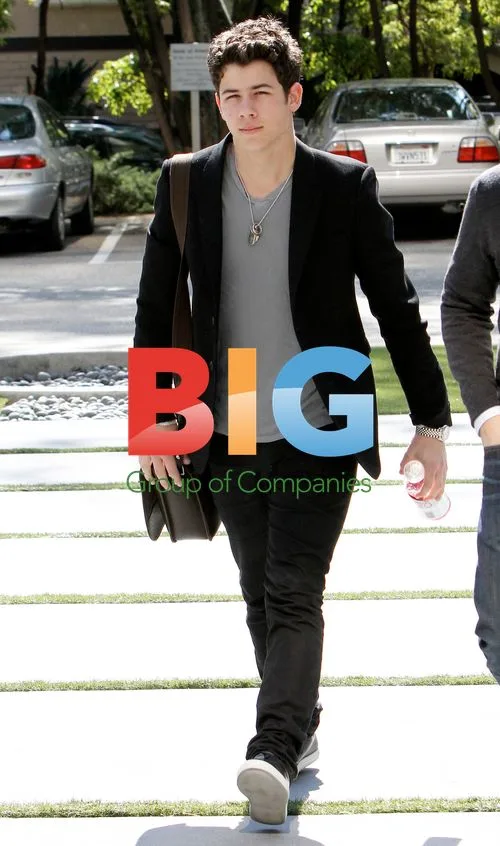 Nick Jonas Heads to Agent Meeting