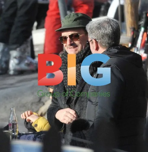 Bono on Holiday in Switzerland