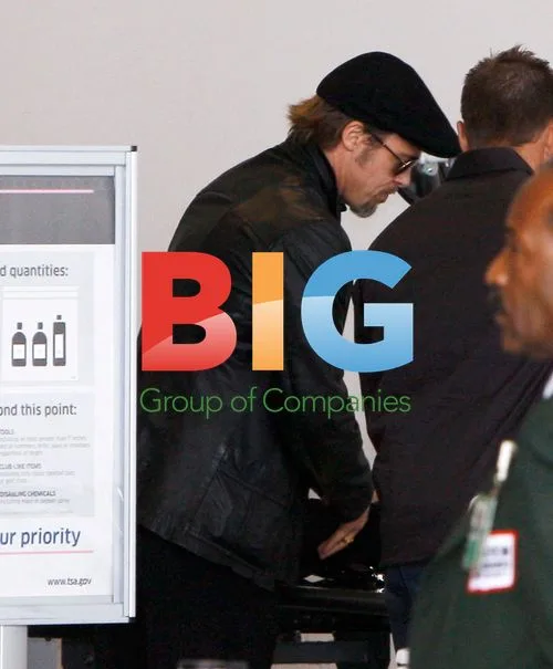 Brad Pitt Arriving in France