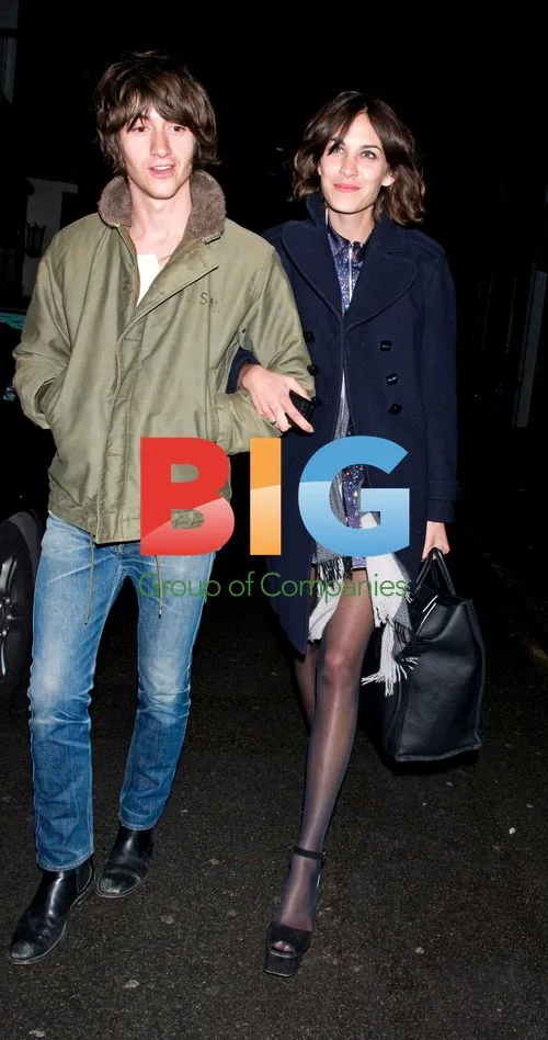 Alexa Chung and Alex Turner at NME Awards 2011