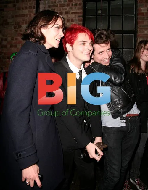 Alexa Chung, Gerard Way, Nick Grimshaw at NME Awards
