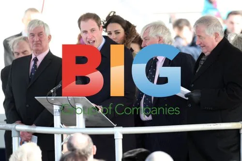 Prince William and Kate Middleton at Treadurr Bay