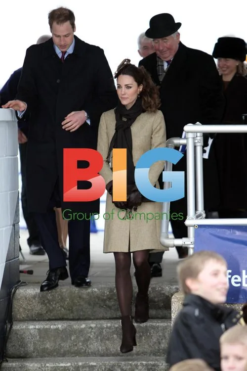 Prince William and Kate Middleton launch lifeboat
