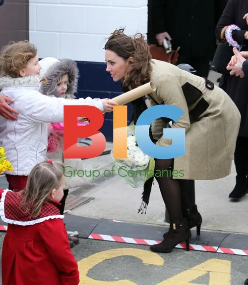 Prince William and Kate Middleton launch lifeboat in Anglesey