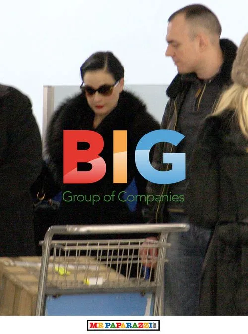 Dita Von Tesse at Belgrade Airport