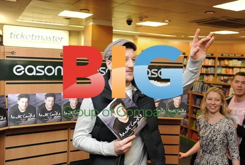Matt Cardle signs book in Belfast