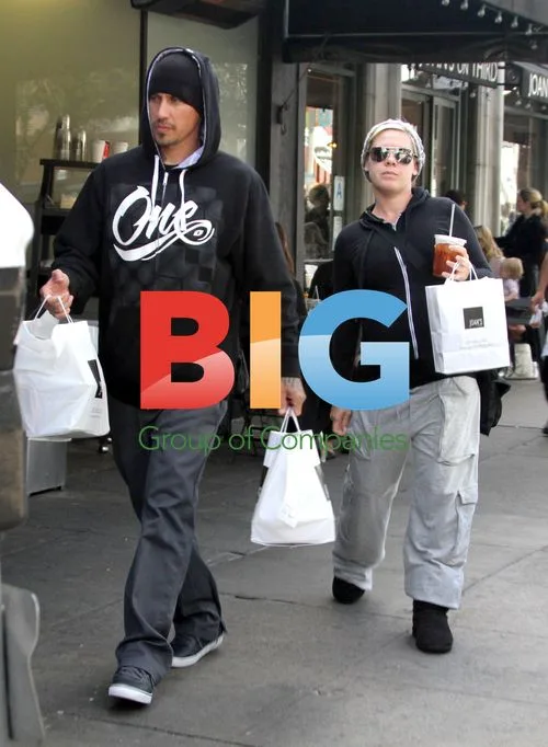 Pink and Carey Hart at Joan\'s on Third
