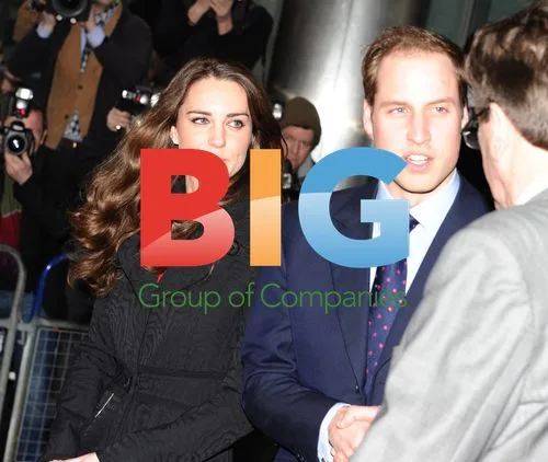 Prince William, Kate and Prince Harry Leaving New Zealand House