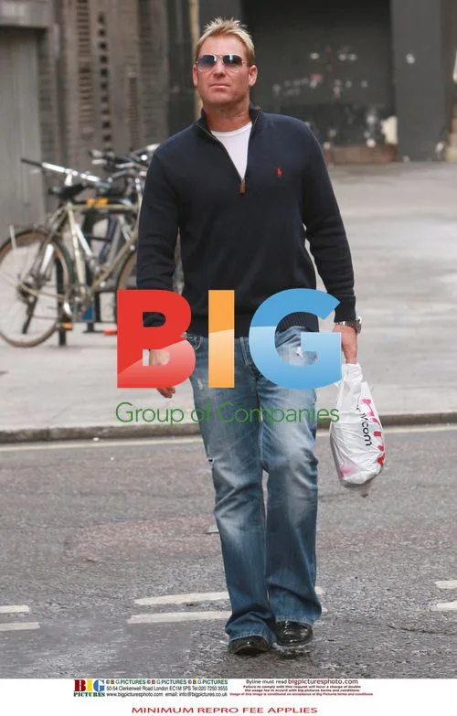 Shane Warne in London