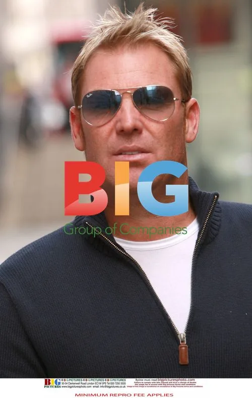 Shane Warne Out Shopping in London